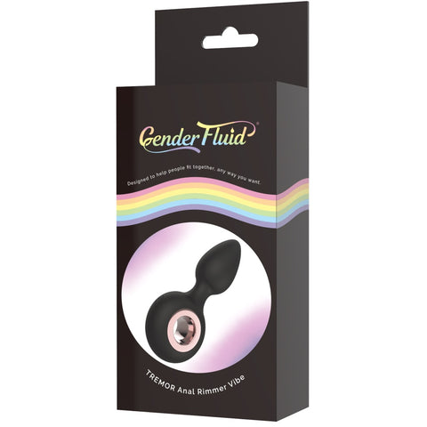 Gender Fluid Tremor Rechargeable Ring Plug Anal Vibe - Extreme Toyz Singapore - https://extremetoyz.com.sg - Sex Toys and Lingerie Online Store - Bondage Gear / Vibrators / Electrosex Toys / Wireless Remote Control Vibes / Sexy Lingerie and Role Play / BDSM / Dungeon Furnitures / Dildos and Strap Ons &nbsp;/ Anal and Prostate Massagers / Anal Douche and Cleaning Aide / Delay Sprays and Gels / Lubricants and more...