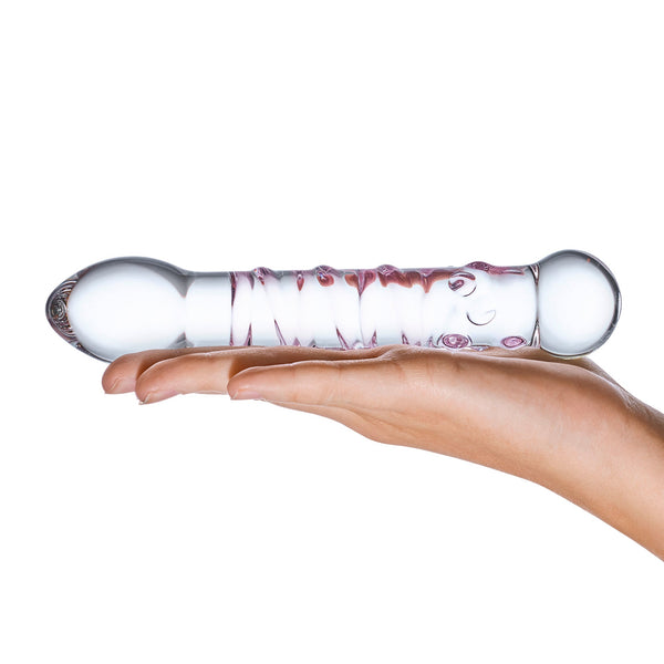 Glas Spiral Staircase Handblown Textured Dildo - Extreme Toyz Singapore - https://extremetoyz.com.sg - Sex Toys and Lingerie Online Store - Bondage Gear / Vibrators / Electrosex Toys / Wireless Remote Control Vibes / Sexy Lingerie and Role Play / BDSM / Dungeon Furnitures / Dildos and Strap Ons &nbsp;/ Anal and Prostate Massagers / Anal Douche and Cleaning Aide / Delay Sprays and Gels / Lubricants and more...