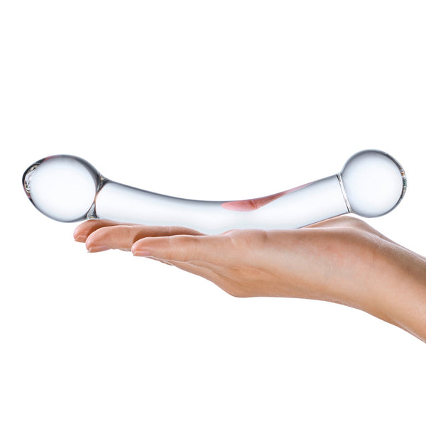 Glas 7" Curved Handblown Glass G-Spot Dildo - Extreme Toyz Singapore - https://extremetoyz.com.sg - Sex Toys and Lingerie Online Store - Bondage Gear / Vibrators / Electrosex Toys / Wireless Remote Control Vibes / Sexy Lingerie and Role Play / BDSM / Dungeon Furnitures / Dildos and Strap Ons &nbsp;/ Anal and Prostate Massagers / Anal Douche and Cleaning Aide / Delay Sprays and Gels / Lubricants and more...