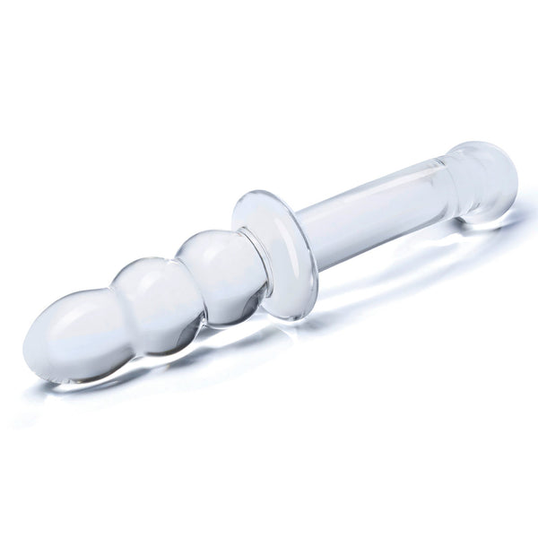 Glas 8" Double Ended G-Spot Handblown Glass Dildo - Extreme Toyz Singapore - https://extremetoyz.com.sg - Sex Toys and Lingerie Online Store - Bondage Gear / Vibrators / Electrosex Toys / Wireless Remote Control Vibes / Sexy Lingerie and Role Play / BDSM / Dungeon Furnitures / Dildos and Strap Ons &nbsp;/ Anal and Prostate Massagers / Anal Douche and Cleaning Aide / Delay Sprays and Gels / Lubricants and more...