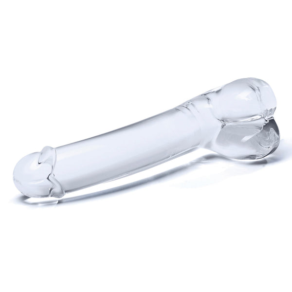 Glas 7" Realistic Curved Handblown Glass G-Spot Dildo - Extreme Toyz Singapore - https://extremetoyz.com.sg - Sex Toys and Lingerie Online Store - Bondage Gear / Vibrators / Electrosex Toys / Wireless Remote Control Vibes / Sexy Lingerie and Role Play / BDSM / Dungeon Furnitures / Dildos and Strap Ons &nbsp;/ Anal and Prostate Massagers / Anal Douche and Cleaning Aide / Delay Sprays and Gels / Lubricants and more...