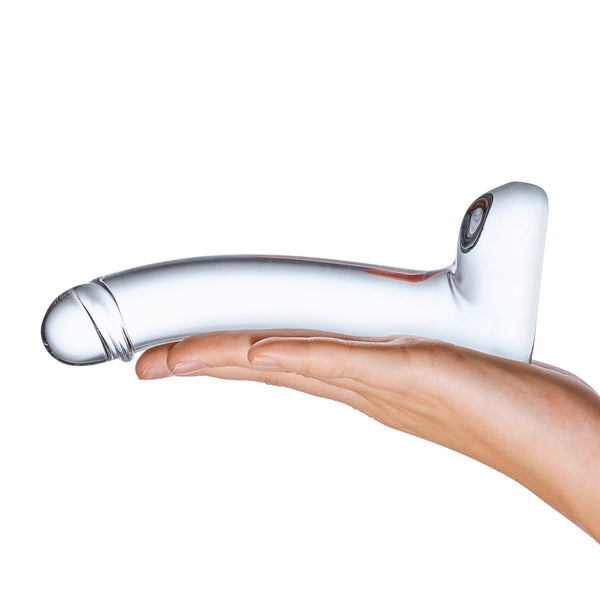 Glas 7" Realistic Curved Handblown Glass G-Spot Dildo - Extreme Toyz Singapore - https://extremetoyz.com.sg - Sex Toys and Lingerie Online Store - Bondage Gear / Vibrators / Electrosex Toys / Wireless Remote Control Vibes / Sexy Lingerie and Role Play / BDSM / Dungeon Furnitures / Dildos and Strap Ons &nbsp;/ Anal and Prostate Massagers / Anal Douche and Cleaning Aide / Delay Sprays and Gels / Lubricants and more...