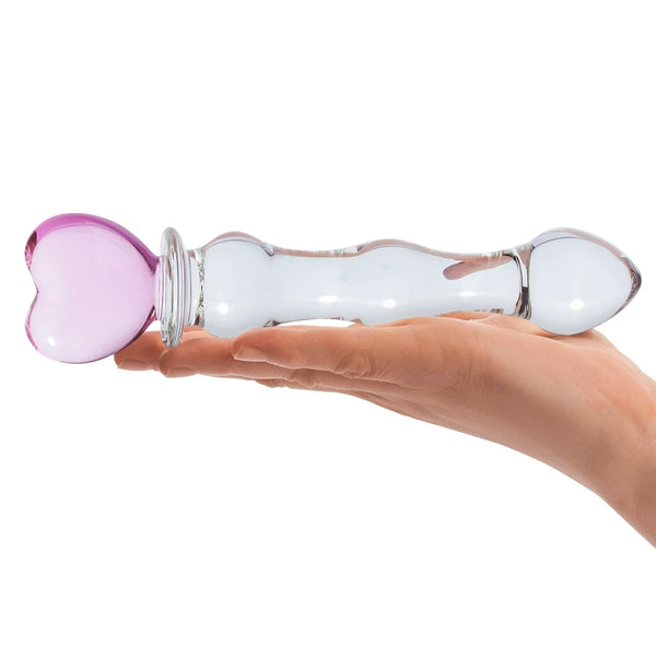 8" Sweetheart Glass Dildo