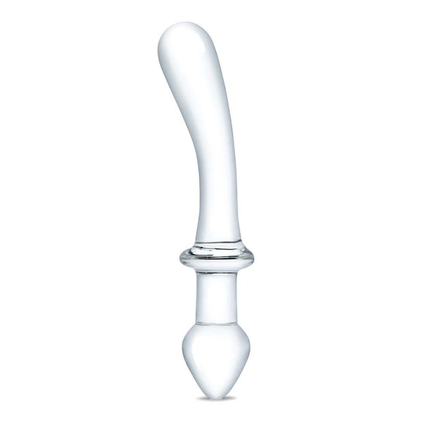 Glas 9" Classic Curved Handblown Glass Dual-Ended Dildo - Extreme Toyz Singapore - https://extremetoyz.com.sg - Sex Toys and Lingerie Online Store - Bondage Gear / Vibrators / Electrosex Toys / Wireless Remote Control Vibes / Sexy Lingerie and Role Play / BDSM / Dungeon Furnitures / Dildos and Strap Ons &nbsp;/ Anal and Prostate Massagers / Anal Douche and Cleaning Aide / Delay Sprays and Gels / Lubricants and more...