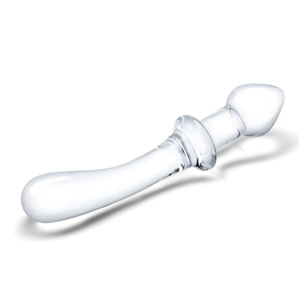 Glas 9" Classic Curved Handblown Glass Dual-Ended Dildo - Extreme Toyz Singapore - https://extremetoyz.com.sg - Sex Toys and Lingerie Online Store - Bondage Gear / Vibrators / Electrosex Toys / Wireless Remote Control Vibes / Sexy Lingerie and Role Play / BDSM / Dungeon Furnitures / Dildos and Strap Ons &nbsp;/ Anal and Prostate Massagers / Anal Douche and Cleaning Aide / Delay Sprays and Gels / Lubricants and more...