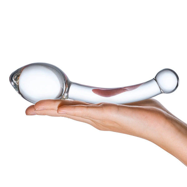 8" Pure Indulgence Anal Glass Dildo