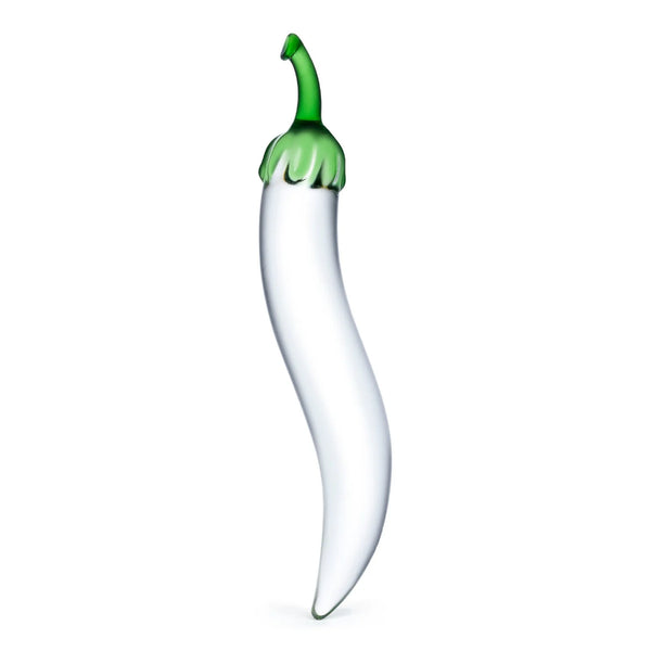 8.25" Naturals Chili Pepper Glass Dildo