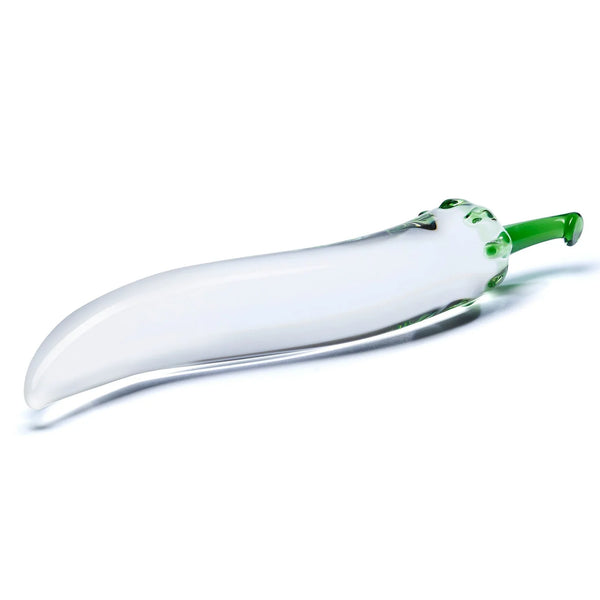 8.25" Naturals Chili Pepper Glass Dildo