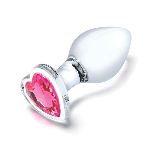 Glas Heart Jeweled Handblown Glass Butt Plugs Set - Extreme Toyz Singapore - https://extremetoyz.com.sg - Sex Toys and Lingerie Online Store - Bondage Gear / Vibrators / Electrosex Toys / Wireless Remote Control Vibes / Sexy Lingerie and Role Play / BDSM / Dungeon Furnitures / Dildos and Strap Ons &nbsp;/ Anal and Prostate Massagers / Anal Douche and Cleaning Aide / Delay Sprays and Gels / Lubricants and more...