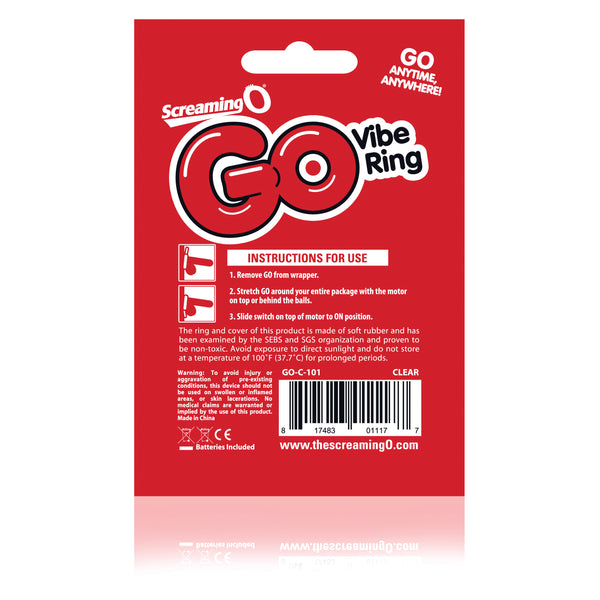 GO Vibe Ring - Clear