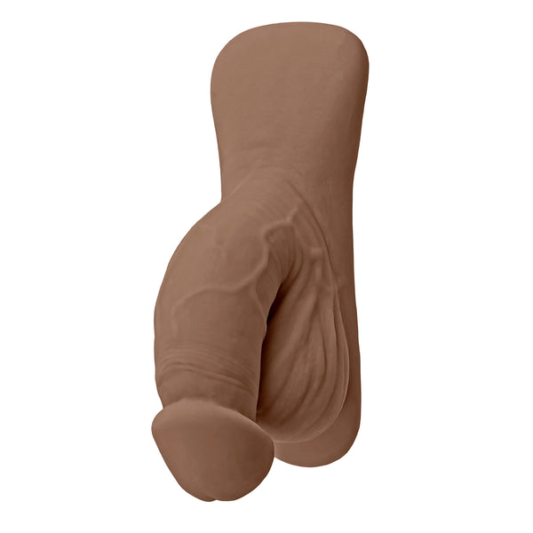 Gender X 4" Silicone Packer - Dark Flesh - Extreme Toyz Singapore - https://extremetoyz.com.sg - Sex Toys and Lingerie Online Store - Bondage Gear / Vibrators / Electrosex Toys / Wireless Remote Control Vibes / Sexy Lingerie and Role Play / BDSM / Dungeon Furnitures / Dildos and Strap Ons &nbsp;/ Anal and Prostate Massagers / Anal Douche and Cleaning Aide / Delay Sprays and Gels / Lubricants and more...