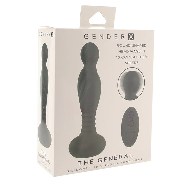 Gender X The General 10-Function Rechargeable Come-Hither Remote Controlled Anal Vibrator