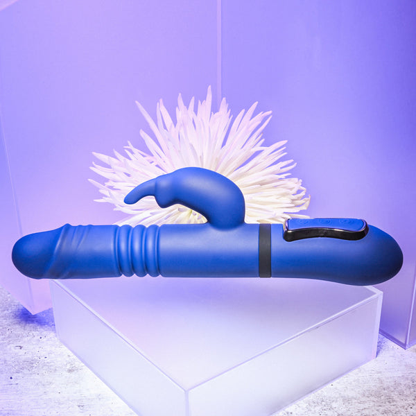 Gender X All In One 10-Function Rechargeable Thrusting Rabbit Vibrator