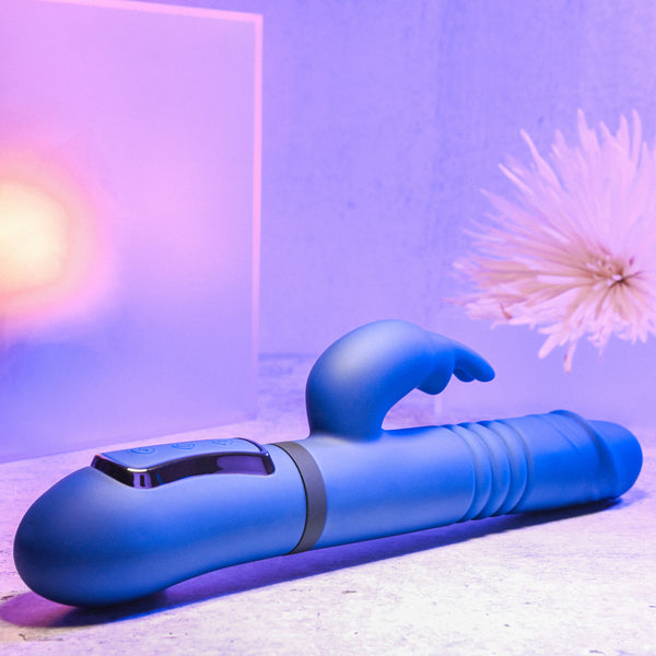 Gender X All In One 10-Function Rechargeable Thrusting Rabbit Vibrator