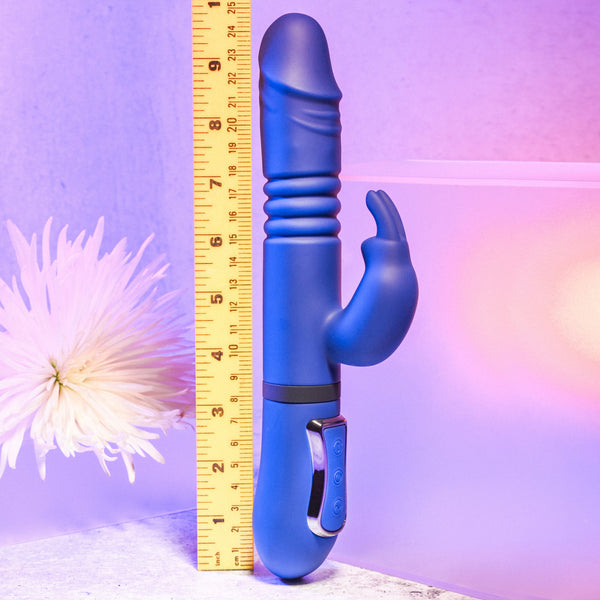 Gender X All In One 10-Function Rechargeable Thrusting Rabbit Vibrator