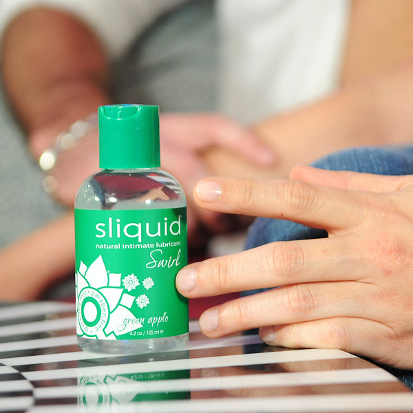 Naturals Swirl Green Apple Water-Based Lubricant  - 4.2 oz.