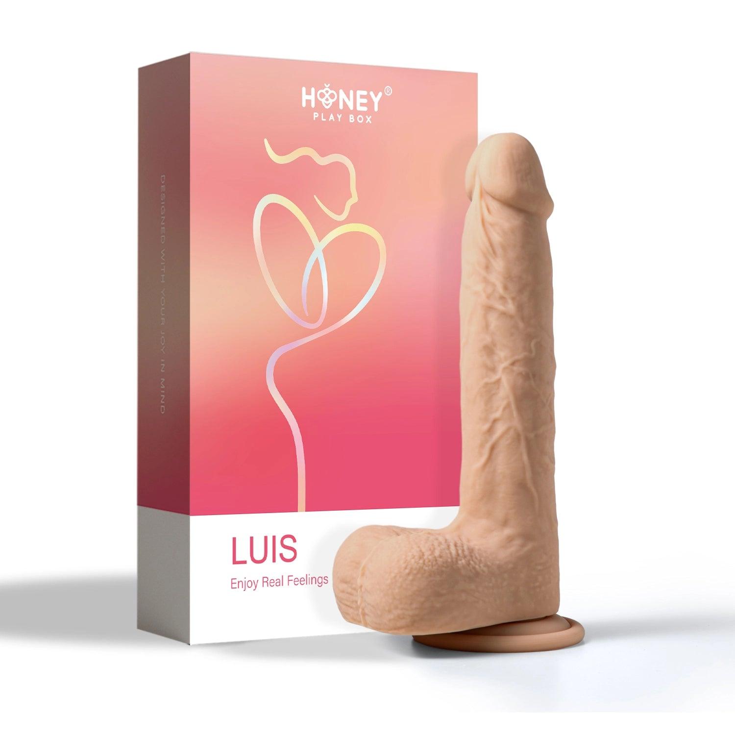 Honey Play Box LUIS App Controlled 8.5" Real Thrusting Dildo - Extreme Toyz Singapore - https://extremetoyz.com.sg - Sex Toys and Lingerie Online Store - Bondage Gear / Vibrators / Electrosex Toys / Wireless Remote Control Vibes / Sexy Lingerie and Role Play / BDSM / Dungeon Furnitures / Dildos and Strap Ons &nbsp;/ Anal and Prostate Massagers / Anal Douche and Cleaning Aide / Delay Sprays and Gels / Lubricants and more...