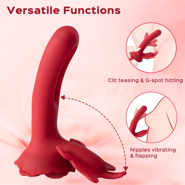 Honey Play Box LAYLA Butterfly Flapping G-spot & Clit Vibrator - Extreme Toyz Singapore - https://extremetoyz.com.sg - Sex Toys and Lingerie Online Store - Bondage Gear / Vibrators / Electrosex Toys / Wireless Remote Control Vibes / Sexy Lingerie and Role Play / BDSM / Dungeon Furnitures / Dildos and Strap Ons &nbsp;/ Anal and Prostate Massagers / Anal Douche and Cleaning Aide / Delay Sprays and Gels / Lubricants and more...