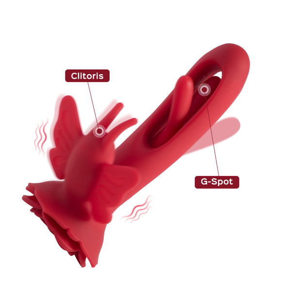 Honey Play Box LAYLA Butterfly Flapping G-spot & Clit Vibrator - Extreme Toyz Singapore - https://extremetoyz.com.sg - Sex Toys and Lingerie Online Store - Bondage Gear / Vibrators / Electrosex Toys / Wireless Remote Control Vibes / Sexy Lingerie and Role Play / BDSM / Dungeon Furnitures / Dildos and Strap Ons &nbsp;/ Anal and Prostate Massagers / Anal Douche and Cleaning Aide / Delay Sprays and Gels / Lubricants and more...