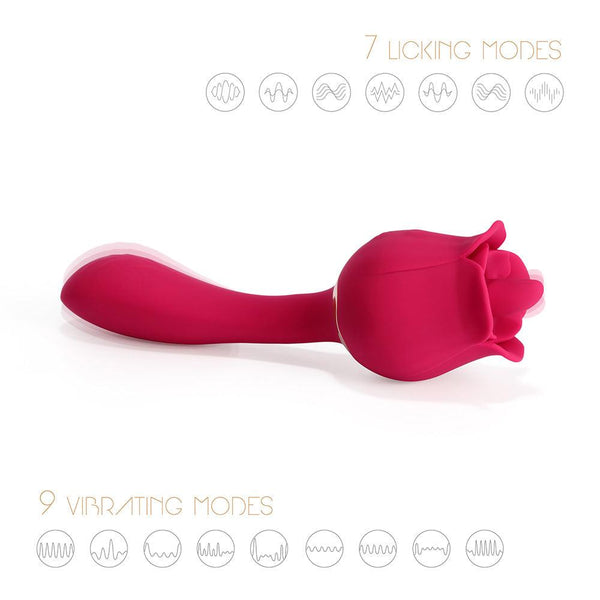 Honey Play Box RHEA Rose Clit Licking Tongue & G-Spot Vibrator - Extreme Toyz Singapore - https://extremetoyz.com.sg - Sex Toys and Lingerie Online Store - Bondage Gear / Vibrators / Electrosex Toys / Wireless Remote Control Vibes / Sexy Lingerie and Role Play / BDSM / Dungeon Furnitures / Dildos and Strap Ons &nbsp;/ Anal and Prostate Massagers / Anal Douche and Cleaning Aide / Delay Sprays and Gels / Lubricants and more...