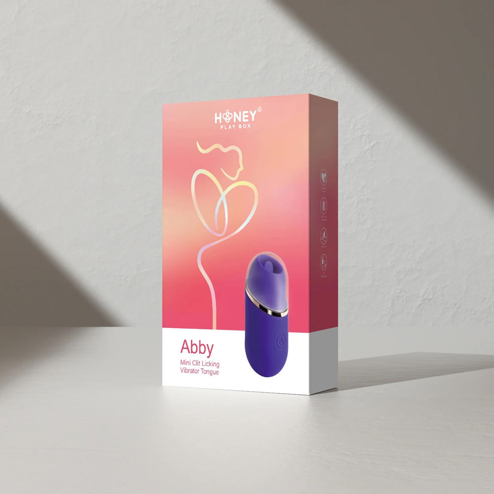 Honey Play Box ABBY Mini Clit Licking Vibrator - Extreme Toyz Singapore - https://extremetoyz.com.sg - Sex Toys and Lingerie Online Store - Bondage Gear / Vibrators / Electrosex Toys / Wireless Remote Control Vibes / Sexy Lingerie and Role Play / BDSM / Dungeon Furnitures / Dildos and Strap Ons &nbsp;/ Anal and Prostate Massagers / Anal Douche and Cleaning Aide / Delay Sprays and Gels / Lubricants and more...