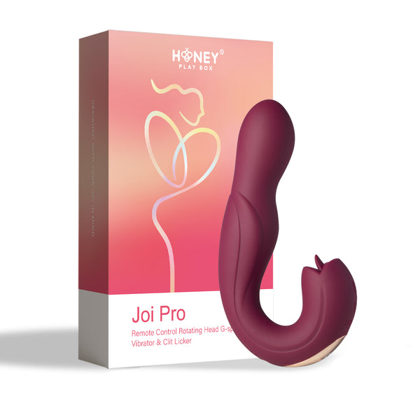 Honey Play Box JOI PRO Remote Control Rotating Head G-Spot Vibrator & Clit Licker - Extreme Toyz Singapore - https://extremetoyz.com.sg - Sex Toys and Lingerie Online Store - Bondage Gear / Vibrators / Electrosex Toys / Wireless Remote Control Vibes / Sexy Lingerie and Role Play / BDSM / Dungeon Furnitures / Dildos and Strap Ons &nbsp;/ Anal and Prostate Massagers / Anal Douche and Cleaning Aide / Delay Sprays and Gels / Lubricants and more...