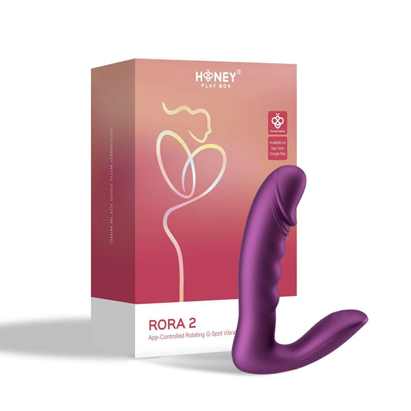 Honey Play Box RORA 2 App Controlled Rotating G-Spot & Clit Stimulator - Extreme Toyz Singapore - https://extremetoyz.com.sg - Sex Toys and Lingerie Online Store - Bondage Gear / Vibrators / Electrosex Toys / Wireless Remote Control Vibes / Sexy Lingerie and Role Play / BDSM / Dungeon Furnitures / Dildos and Strap Ons &nbsp;/ Anal and Prostate Massagers / Anal Douche and Cleaning Aide / Delay Sprays and Gels / Lubricants and more...