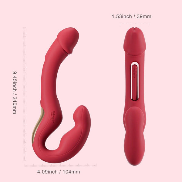 Honey Play Box HARMONY DUO App-Controlled Strapless Strap-On - Extreme Toyz Singapore - https://extremetoyz.com.sg - Sex Toys and Lingerie Online Store - Bondage Gear / Vibrators / Electrosex Toys / Wireless Remote Control Vibes / Sexy Lingerie and Role Play / BDSM / Dungeon Furnitures / Dildos and Strap Ons &nbsp;/ Anal and Prostate Massagers / Anal Douche and Cleaning Aide / Delay Sprays and Gels / Lubricants and more...