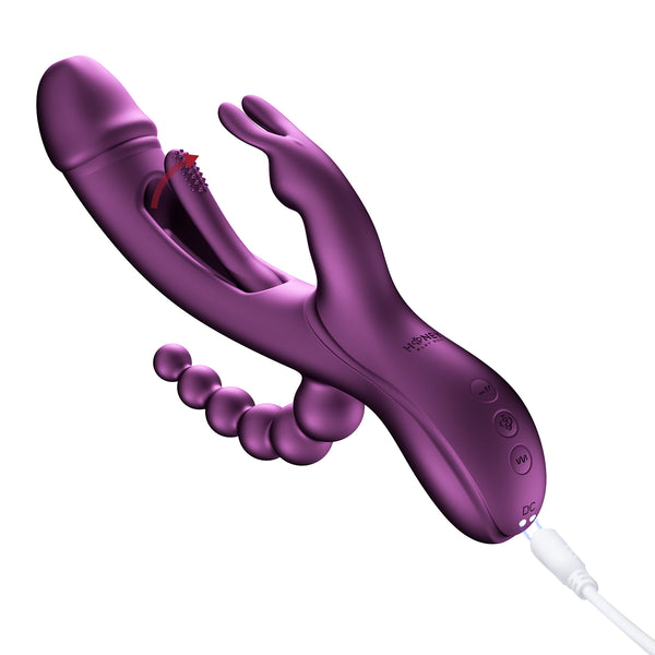 Honey Play Box TRILUX App Controlled Rabbit Vibrator - Extreme Toyz Singapore - https://extremetoyz.com.sg - Sex Toys and Lingerie Online Store - Bondage Gear / Vibrators / Electrosex Toys / Wireless Remote Control Vibes / Sexy Lingerie and Role Play / BDSM / Dungeon Furnitures / Dildos and Strap Ons &nbsp;/ Anal and Prostate Massagers / Anal Douche and Cleaning Aide / Delay Sprays and Gels / Lubricants and more...