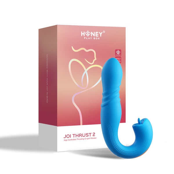 Honey Play Box JOI THRUST 2 App Controlled Thrusting G-Spot Vibrator - Extreme Toyz Singapore - https://extremetoyz.com.sg - Sex Toys and Lingerie Online Store - Bondage Gear / Vibrators / Electrosex Toys / Wireless Remote Control Vibes / Sexy Lingerie and Role Play / BDSM / Dungeon Furnitures / Dildos and Strap Ons &nbsp;/ Anal and Prostate Massagers / Anal Douche and Cleaning Aide / Delay Sprays and Gels / Lubricants and more...