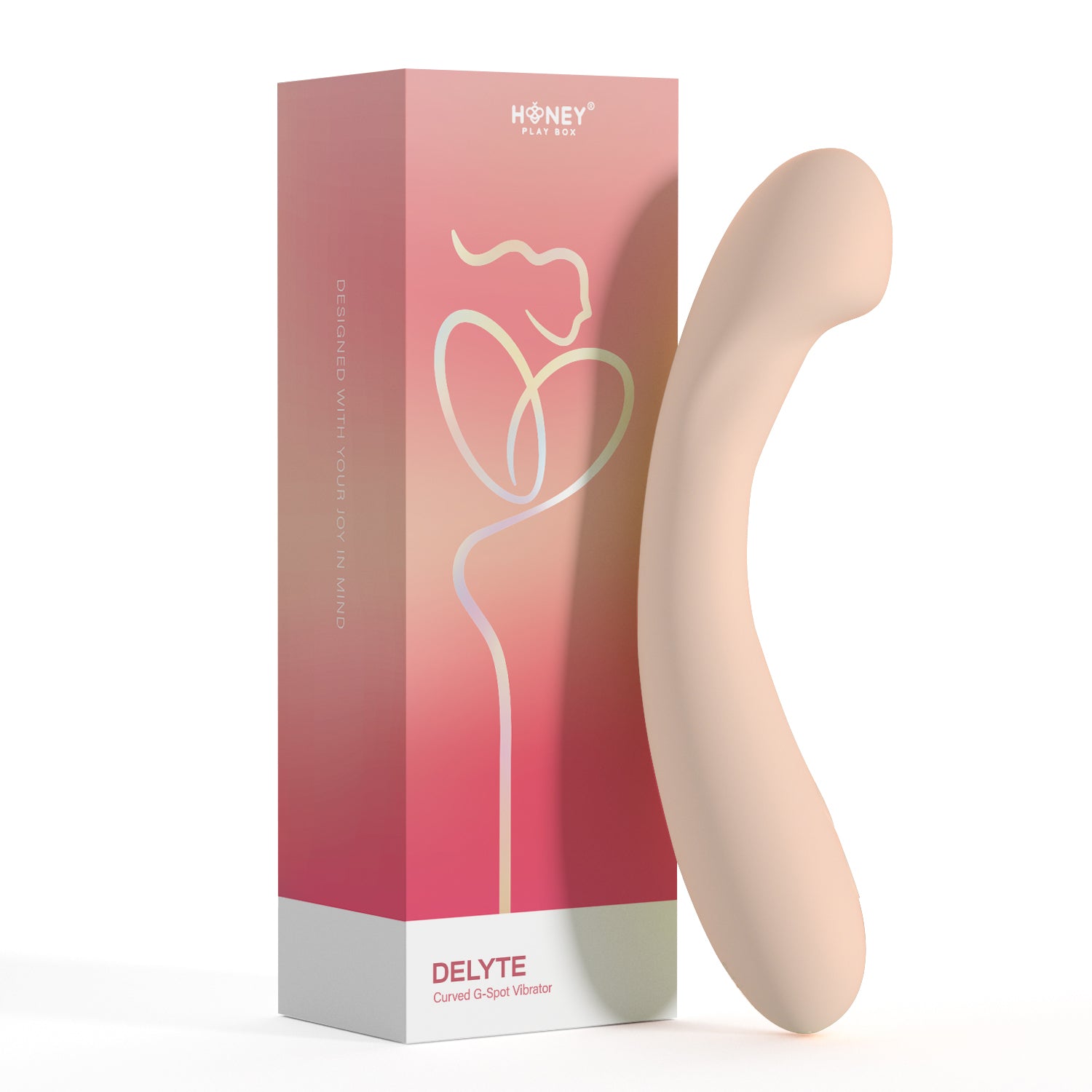 Honey play Box DELYTE Curved G-Spot Vibrator - Extreme Toyz Singapore - https://extremetoyz.com.sg - Sex Toys and Lingerie Online Store - Bondage Gear / Vibrators / Electrosex Toys / Wireless Remote Control Vibes / Sexy Lingerie and Role Play / BDSM / Dungeon Furnitures / Dildos and Strap Ons &nbsp;/ Anal and Prostate Massagers / Anal Douche and Cleaning Aide / Delay Sprays and Gels / Lubricants and more...