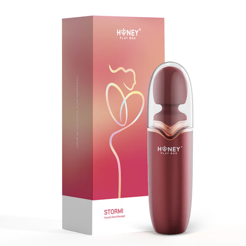 Honey Play Box STORMI Wand Massager with Charging Case - Extreme Toyz Singapore - https://extremetoyz.com.sg - Sex Toys and Lingerie Online Store - Bondage Gear / Vibrators / Electrosex Toys / Wireless Remote Control Vibes / Sexy Lingerie and Role Play / BDSM / Dungeon Furnitures / Dildos and Strap Ons &nbsp;/ Anal and Prostate Massagers / Anal Douche and Cleaning Aide / Delay Sprays and Gels / Lubricants and more...