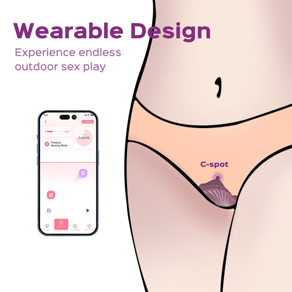 Honey Play Box PEARL App Controlled Panty Vibrator - Extreme Toyz Singapore - https://extremetoyz.com.sg - Sex Toys and Lingerie Online Store - Bondage Gear / Vibrators / Electrosex Toys / Wireless Remote Control Vibes / Sexy Lingerie and Role Play / BDSM / Dungeon Furnitures / Dildos and Strap Ons &nbsp;/ Anal and Prostate Massagers / Anal Douche and Cleaning Aide / Delay Sprays and Gels / Lubricants and more...