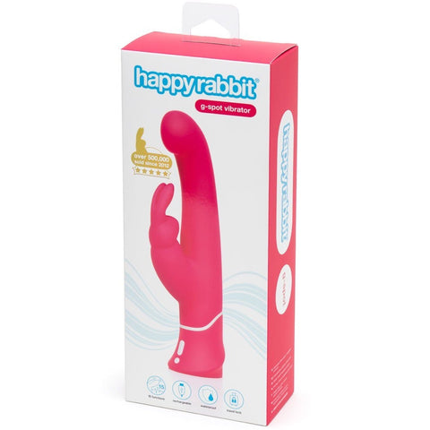 Happy Rabbit G-Spot Rechargeable Rabbit Vibrator - Extreme Toyz Singapore - https://extremetoyz.com.sg - Sex Toys and Lingerie Online Store - Bondage Gear / Vibrators / Electrosex Toys / Wireless Remote Control Vibes / Sexy Lingerie and Role Play / BDSM / Dungeon Furnitures / Dildos and Strap Ons  / Anal and Prostate Massagers / Anal Douche and Cleaning Aide / Delay Sprays and Gels / Lubricants and more...