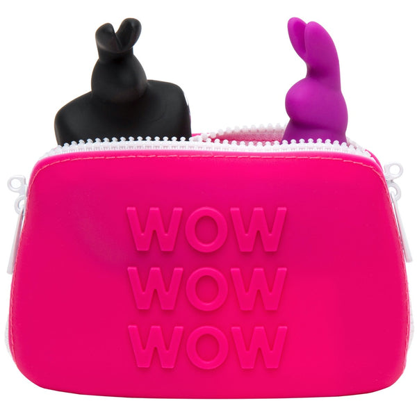 Happy Rabbit WOW Small Silicone Zip Storage Case - Extreme Toyz Singapore - https://extremetoyz.com.sg - Sex Toys and Lingerie Online Store - Bondage Gear / Vibrators / Electrosex Toys / Wireless Remote Control Vibes / Sexy Lingerie and Role Play / BDSM / Dungeon Furnitures / Dildos and Strap Ons  / Anal and Prostate Massagers / Anal Douche and Cleaning Aide / Delay Sprays and Gels / Lubricants and more...