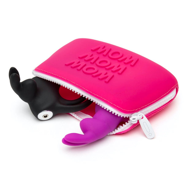 Happy Rabbit WOW Small Silicone Zip Storage Case - Extreme Toyz Singapore - https://extremetoyz.com.sg - Sex Toys and Lingerie Online Store - Bondage Gear / Vibrators / Electrosex Toys / Wireless Remote Control Vibes / Sexy Lingerie and Role Play / BDSM / Dungeon Furnitures / Dildos and Strap Ons  / Anal and Prostate Massagers / Anal Douche and Cleaning Aide / Delay Sprays and Gels / Lubricants and more...