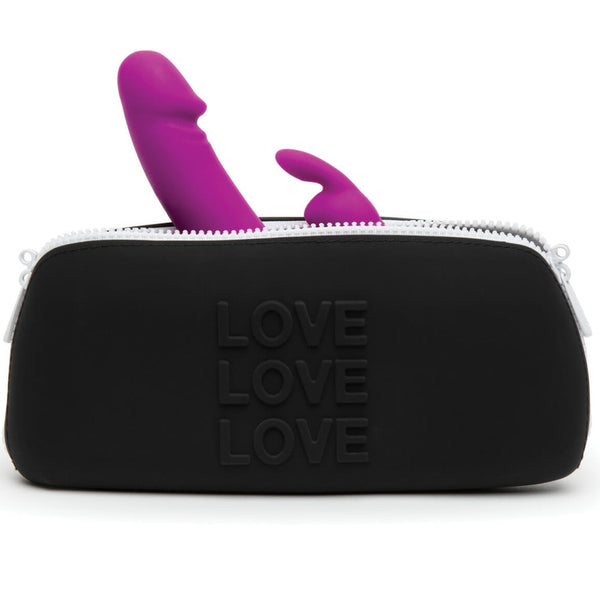 Happy Rabbit LOVE Medium Silicone Zip Storage Case - Extreme Toyz Singapore - https://extremetoyz.com.sg - Sex Toys and Lingerie Online Store - Bondage Gear / Vibrators / Electrosex Toys / Wireless Remote Control Vibes / Sexy Lingerie and Role Play / BDSM / Dungeon Furnitures / Dildos and Strap Ons  / Anal and Prostate Massagers / Anal Douche and Cleaning Aide / Delay Sprays and Gels / Lubricants and more...