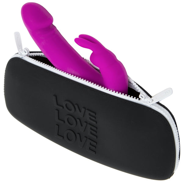 Happy Rabbit LOVE Medium Silicone Zip Storage Case - Extreme Toyz Singapore - https://extremetoyz.com.sg - Sex Toys and Lingerie Online Store - Bondage Gear / Vibrators / Electrosex Toys / Wireless Remote Control Vibes / Sexy Lingerie and Role Play / BDSM / Dungeon Furnitures / Dildos and Strap Ons  / Anal and Prostate Massagers / Anal Douche and Cleaning Aide / Delay Sprays and Gels / Lubricants and more...