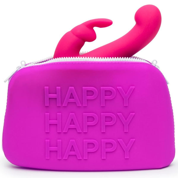 Happy Rabbit HAPPY Large Silicone Zip Storage Case - Extreme Toyz Singapore - https://extremetoyz.com.sg - Sex Toys and Lingerie Online Store - Bondage Gear / Vibrators / Electrosex Toys / Wireless Remote Control Vibes / Sexy Lingerie and Role Play / BDSM / Dungeon Furnitures / Dildos and Strap Ons  / Anal and Prostate Massagers / Anal Douche and Cleaning Aide / Delay Sprays and Gels / Lubricants and more...