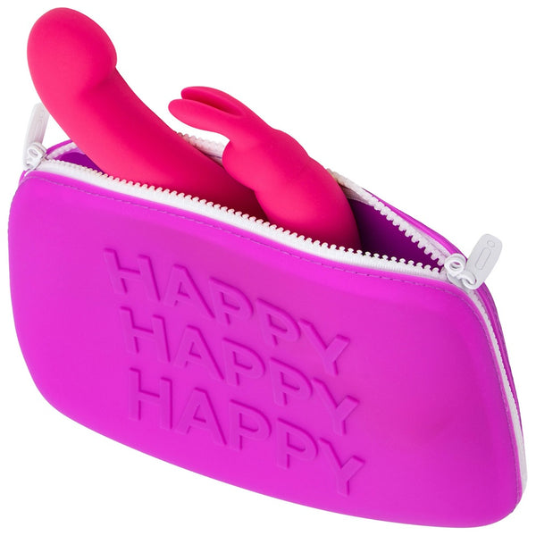 Happy Rabbit HAPPY Large Silicone Zip Storage Case - Extreme Toyz Singapore - https://extremetoyz.com.sg - Sex Toys and Lingerie Online Store - Bondage Gear / Vibrators / Electrosex Toys / Wireless Remote Control Vibes / Sexy Lingerie and Role Play / BDSM / Dungeon Furnitures / Dildos and Strap Ons  / Anal and Prostate Massagers / Anal Douche and Cleaning Aide / Delay Sprays and Gels / Lubricants and more...