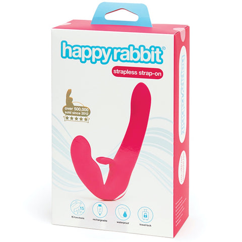 Happy Rabbit Rechargeable Vibrating Strapless Strap-On - Extreme Toyz Singapore - https://extremetoyz.com.sg - Sex Toys and Lingerie Online Store - Bondage Gear / Vibrators / Electrosex Toys / Wireless Remote Control Vibes / Sexy Lingerie and Role Play / BDSM / Dungeon Furnitures / Dildos and Strap Ons  / Anal and Prostate Massagers / Anal Douche and Cleaning Aide / Delay Sprays and Gels / Lubricants and more...