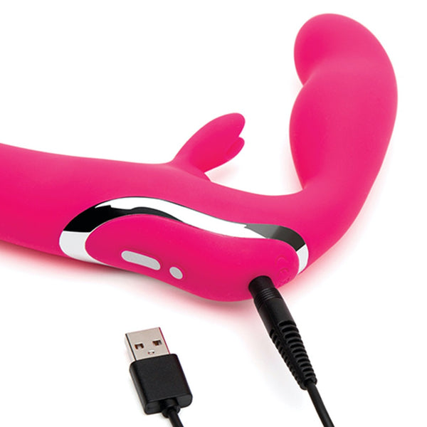 Happy Rabbit Rechargeable Vibrating Strapless Strap-On - Extreme Toyz Singapore - https://extremetoyz.com.sg - Sex Toys and Lingerie Online Store - Bondage Gear / Vibrators / Electrosex Toys / Wireless Remote Control Vibes / Sexy Lingerie and Role Play / BDSM / Dungeon Furnitures / Dildos and Strap Ons  / Anal and Prostate Massagers / Anal Douche and Cleaning Aide / Delay Sprays and Gels / Lubricants and more...