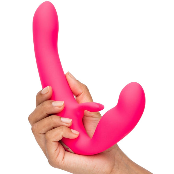 Happy Rabbit Rechargeable Vibrating Strapless Strap-On - Extreme Toyz Singapore - https://extremetoyz.com.sg - Sex Toys and Lingerie Online Store - Bondage Gear / Vibrators / Electrosex Toys / Wireless Remote Control Vibes / Sexy Lingerie and Role Play / BDSM / Dungeon Furnitures / Dildos and Strap Ons  / Anal and Prostate Massagers / Anal Douche and Cleaning Aide / Delay Sprays and Gels / Lubricants and more...