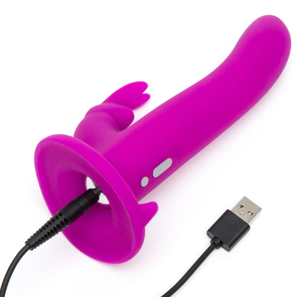 Happy Rabbit Rechargeable Vibrating Strap-On Harness Set - Extreme Toyz Singapore - https://extremetoyz.com.sg - Sex Toys and Lingerie Online Store - Bondage Gear / Vibrators / Electrosex Toys / Wireless Remote Control Vibes / Sexy Lingerie and Role Play / BDSM / Dungeon Furnitures / Dildos and Strap Ons  / Anal and Prostate Massagers / Anal Douche and Cleaning Aide / Delay Sprays and Gels / Lubricants and more...
