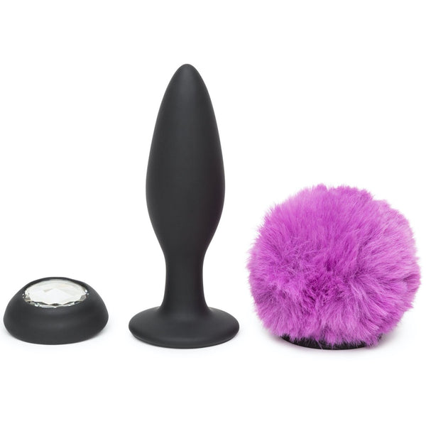 Happy Rabbit Rechargeable Vibrating Bunny Tail Butt Plug (3 Sizes Available) - Extreme Toyz Singapore - https://extremetoyz.com.sg - Sex Toys and Lingerie Online Store - Bondage Gear / Vibrators / Electrosex Toys / Wireless Remote Control Vibes / Sexy Lingerie and Role Play / BDSM / Dungeon Furnitures / Dildos and Strap Ons  / Anal and Prostate Massagers / Anal Douche and Cleaning Aide / Delay Sprays and Gels / Lubricants and more...