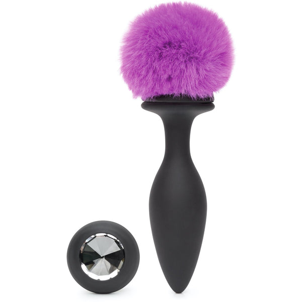 Happy Rabbit Rechargeable Vibrating Bunny Tail Butt Plug (3 Sizes Available) - Extreme Toyz Singapore - https://extremetoyz.com.sg - Sex Toys and Lingerie Online Store - Bondage Gear / Vibrators / Electrosex Toys / Wireless Remote Control Vibes / Sexy Lingerie and Role Play / BDSM / Dungeon Furnitures / Dildos and Strap Ons  / Anal and Prostate Massagers / Anal Douche and Cleaning Aide / Delay Sprays and Gels / Lubricants and more...