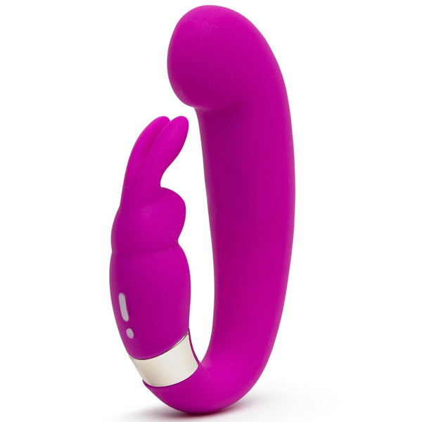 Happy Rabbit Rechargeable G-Spot Clitoral Curve Vibrator - Extreme Toyz Singapore - https://extremetoyz.com.sg - Sex Toys and Lingerie Online Store - Bondage Gear / Vibrators / Electrosex Toys / Wireless Remote Control Vibes / Sexy Lingerie and Role Play / BDSM / Dungeon Furnitures / Dildos and Strap Ons  / Anal and Prostate Massagers / Anal Douche and Cleaning Aide / Delay Sprays and Gels / Lubricants and more...