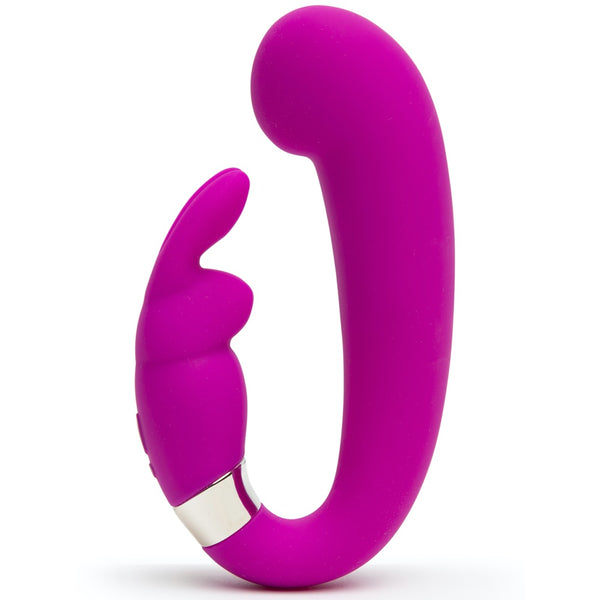 Happy Rabbit Rechargeable G-Spot Clitoral Curve Vibrator - Extreme Toyz Singapore - https://extremetoyz.com.sg - Sex Toys and Lingerie Online Store - Bondage Gear / Vibrators / Electrosex Toys / Wireless Remote Control Vibes / Sexy Lingerie and Role Play / BDSM / Dungeon Furnitures / Dildos and Strap Ons  / Anal and Prostate Massagers / Anal Douche and Cleaning Aide / Delay Sprays and Gels / Lubricants and more...