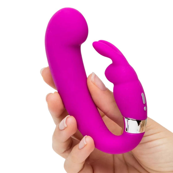 Happy Rabbit Rechargeable G-Spot Clitoral Curve Vibrator - Extreme Toyz Singapore - https://extremetoyz.com.sg - Sex Toys and Lingerie Online Store - Bondage Gear / Vibrators / Electrosex Toys / Wireless Remote Control Vibes / Sexy Lingerie and Role Play / BDSM / Dungeon Furnitures / Dildos and Strap Ons  / Anal and Prostate Massagers / Anal Douche and Cleaning Aide / Delay Sprays and Gels / Lubricants and more...