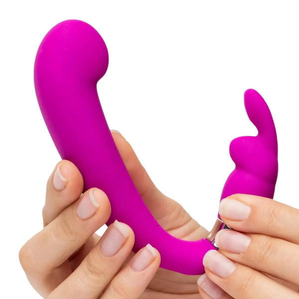 Happy Rabbit Rechargeable G-Spot Clitoral Curve Vibrator - Extreme Toyz Singapore - https://extremetoyz.com.sg - Sex Toys and Lingerie Online Store - Bondage Gear / Vibrators / Electrosex Toys / Wireless Remote Control Vibes / Sexy Lingerie and Role Play / BDSM / Dungeon Furnitures / Dildos and Strap Ons  / Anal and Prostate Massagers / Anal Douche and Cleaning Aide / Delay Sprays and Gels / Lubricants and more...